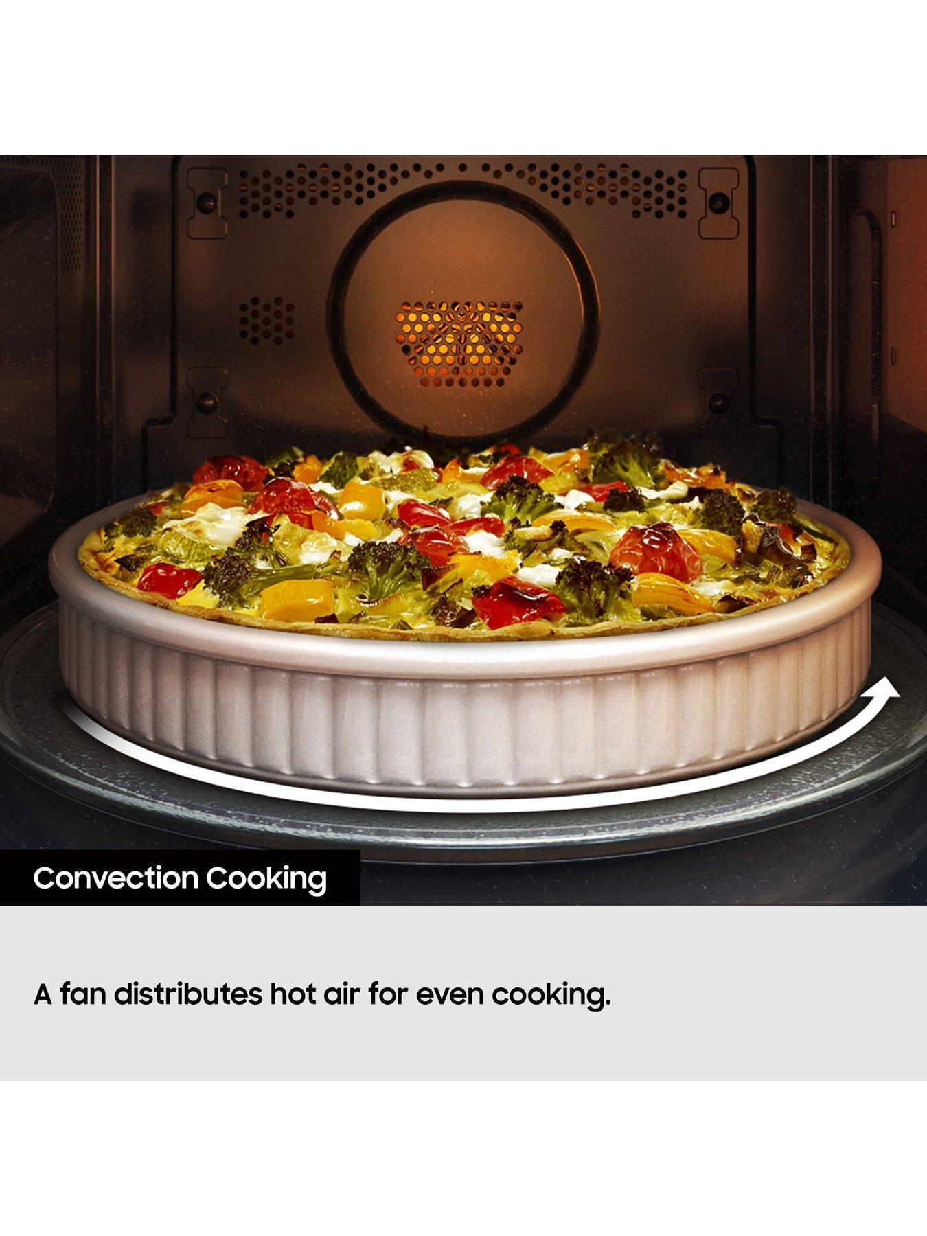 Image 3 of 8 of Samsung MC28H5013AS/EU 28-Litre Convection Microwave Oven with Ceramic Enamel Interior - Silver