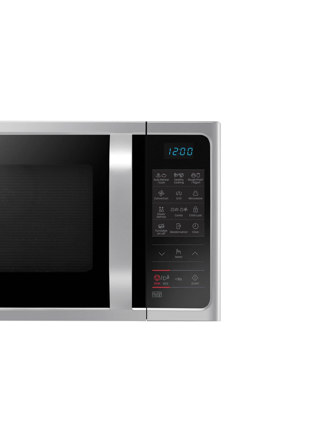 Image 6 of 8 of Samsung MC28H5013AS/EU 28-Litre Convection Microwave Oven with Ceramic Enamel Interior - Silver
