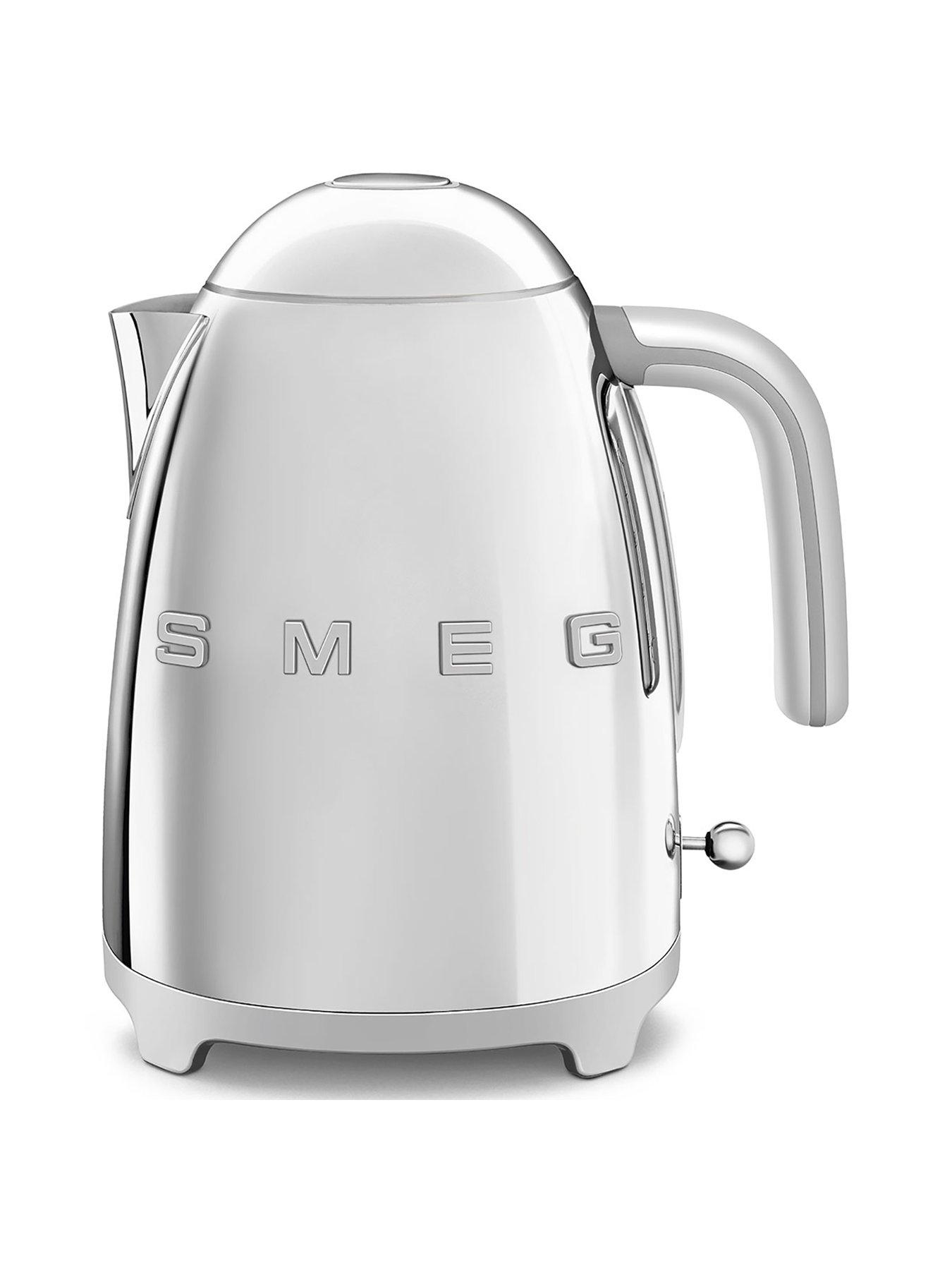 Smeg KLF03 Retro Style Jug Kettle, 300W, 1.7L - Stainless Steel