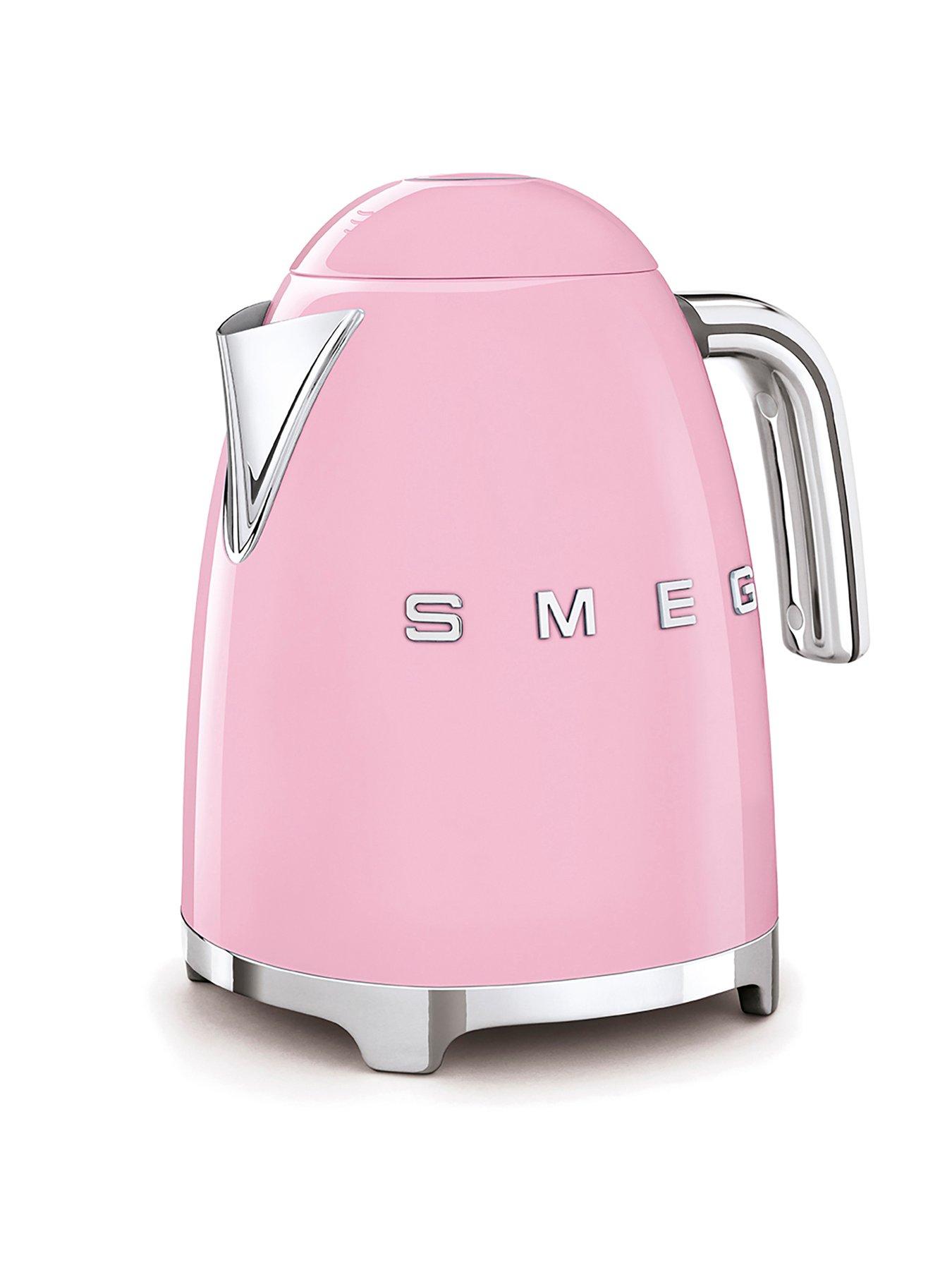 Image 2 of 6 of Smeg KLF03 Retro Style Jug Kettle, 300W, 1.7L - Pastel Pink