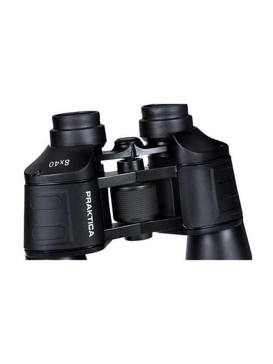 stillFront image of praktica-falcon-8x40mm-field-binoculars-black