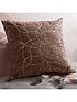  image of michelle-keegan-home-metallic-sequin-embroidered-cushion