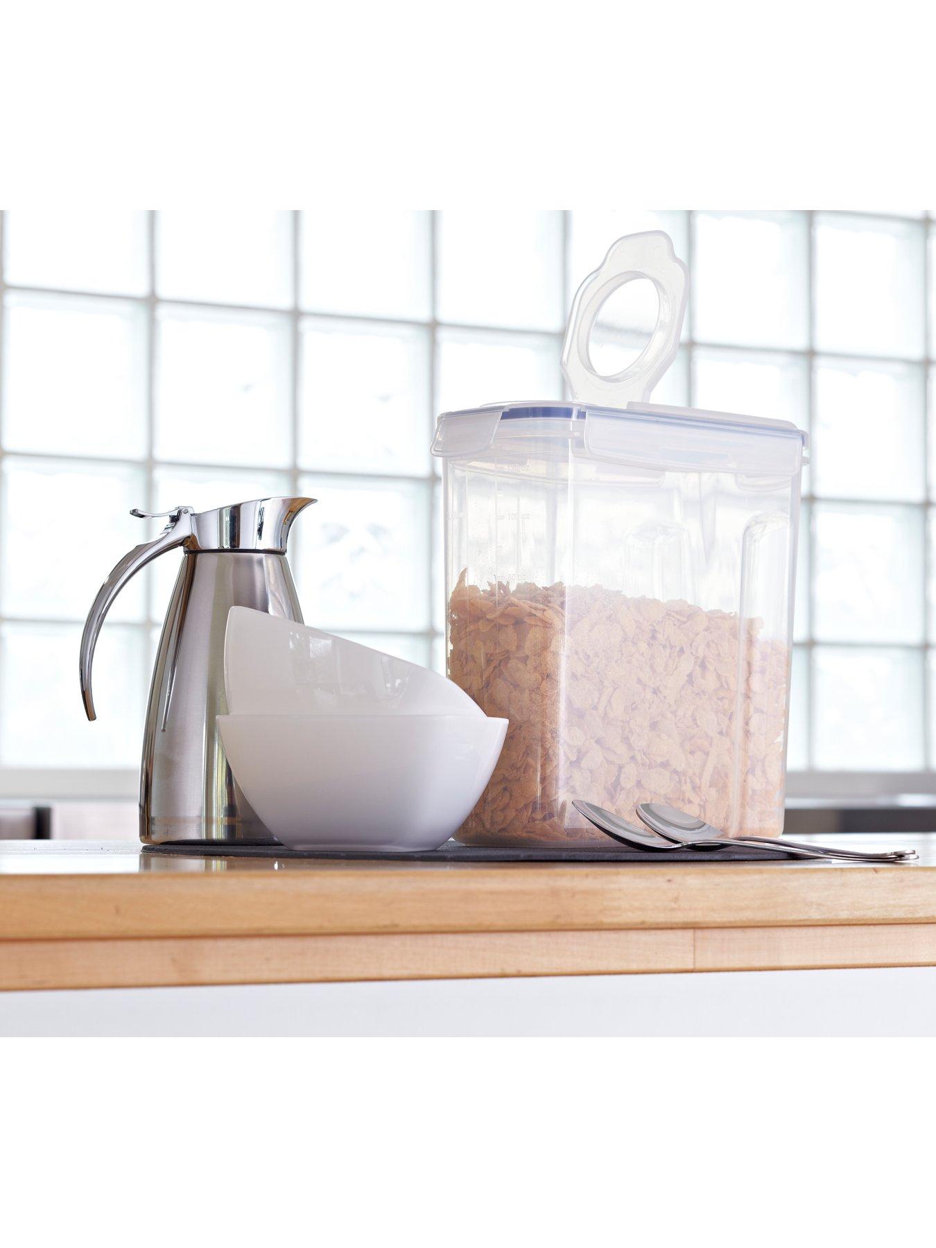 Addis Clip & Close 4Litre Cereal Food Storage Containers Set of 2