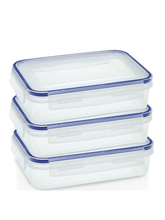 front image of addis-clip-amp-close-set-of-3-x-11-litre-food-storage-containers-clear