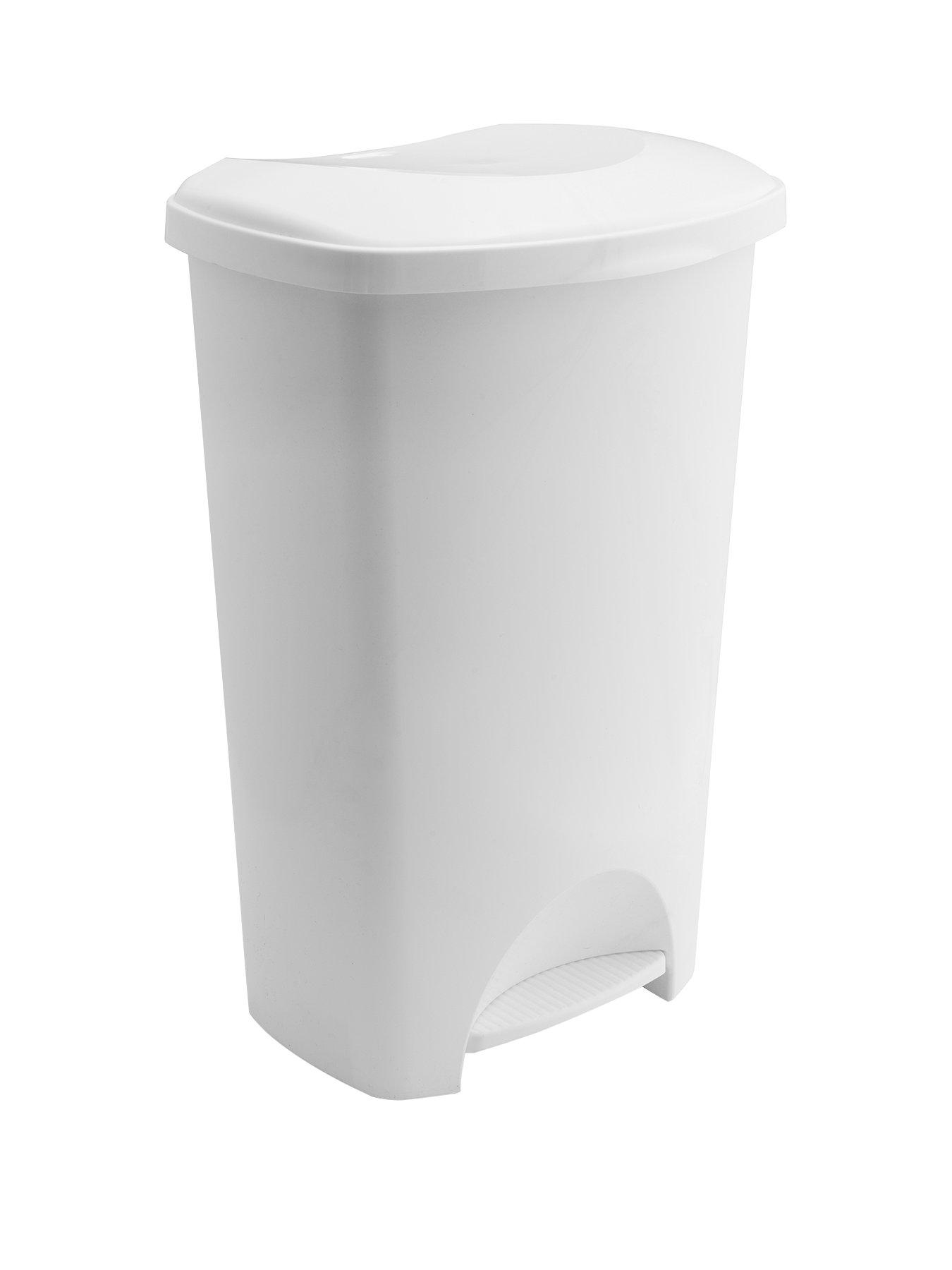 Image 1 of 6 of Addis 50-litre Pedal Bin in White
