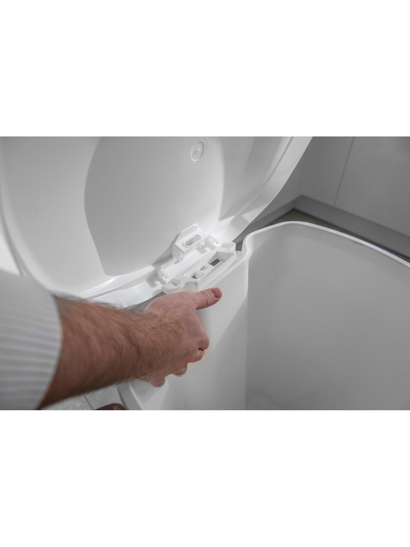 Image 5 of 6 of Addis 50-litre Pedal Bin in White