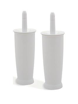 Addis   Pack Of 2 Closed Toilet Brushes