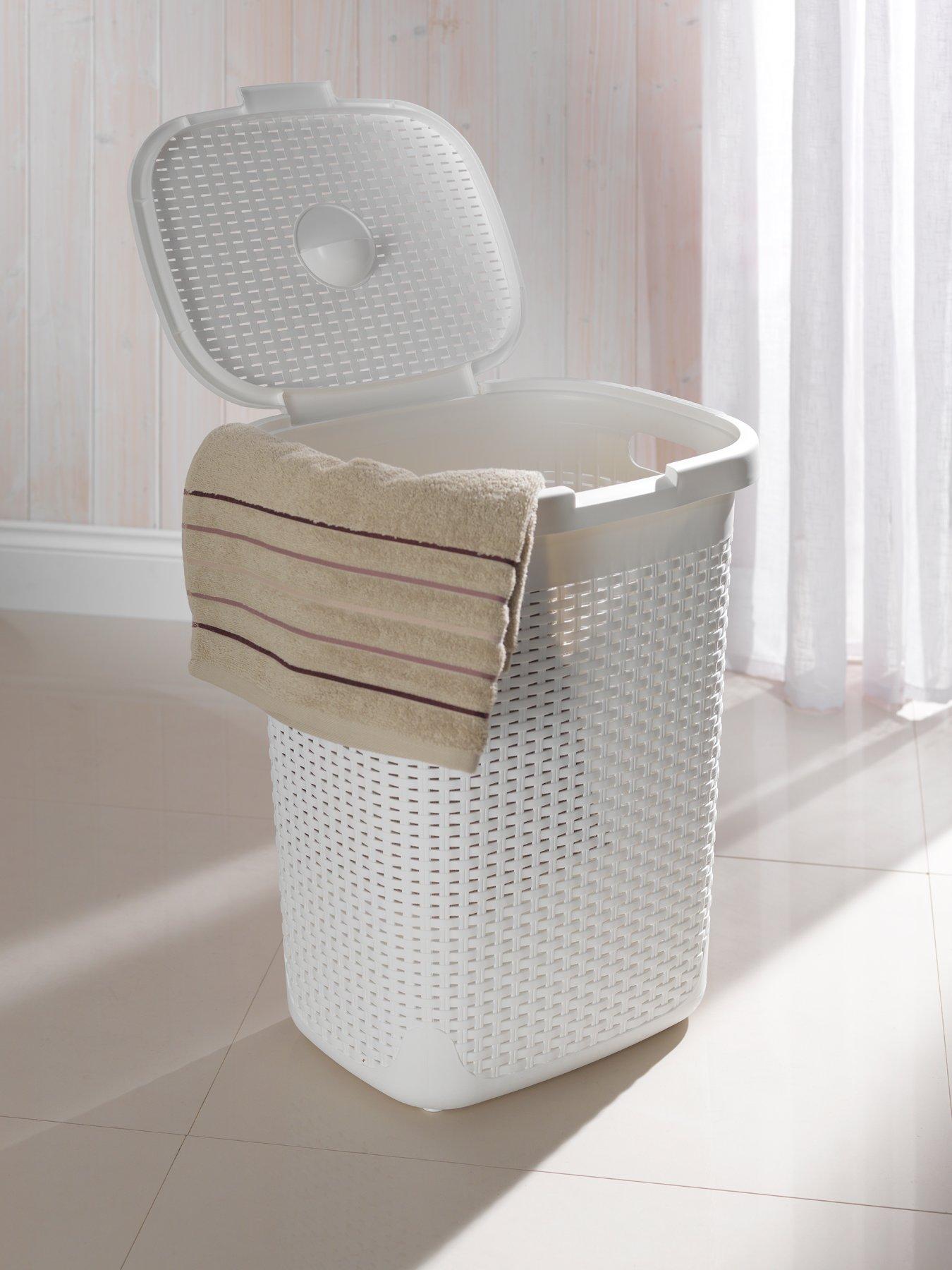 Addis 50litre Faux Rattan Bathroom Set