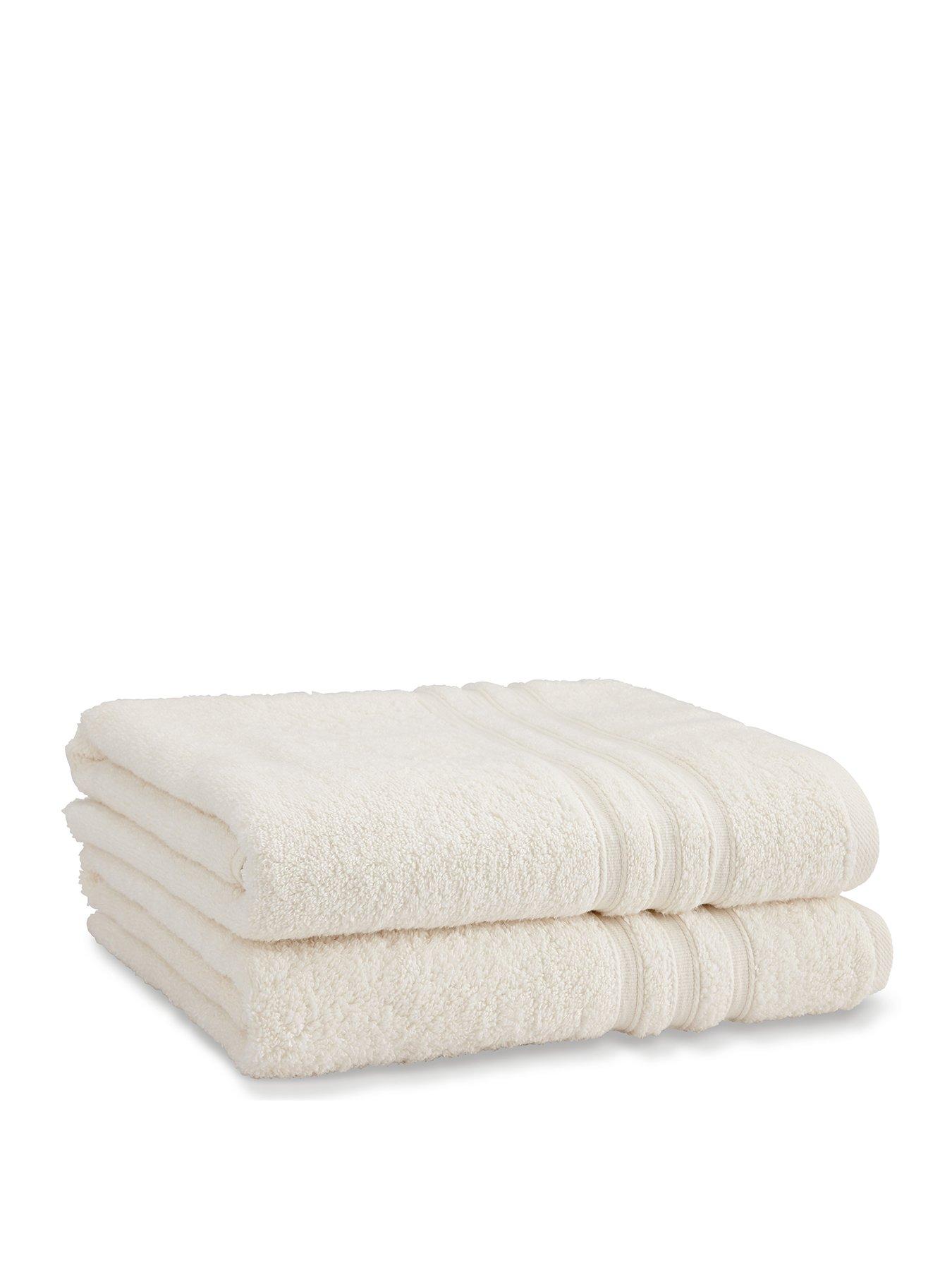 Bianca Egyptian Bath Sheet-Cream Cotton 25 x 8 x 38 cm