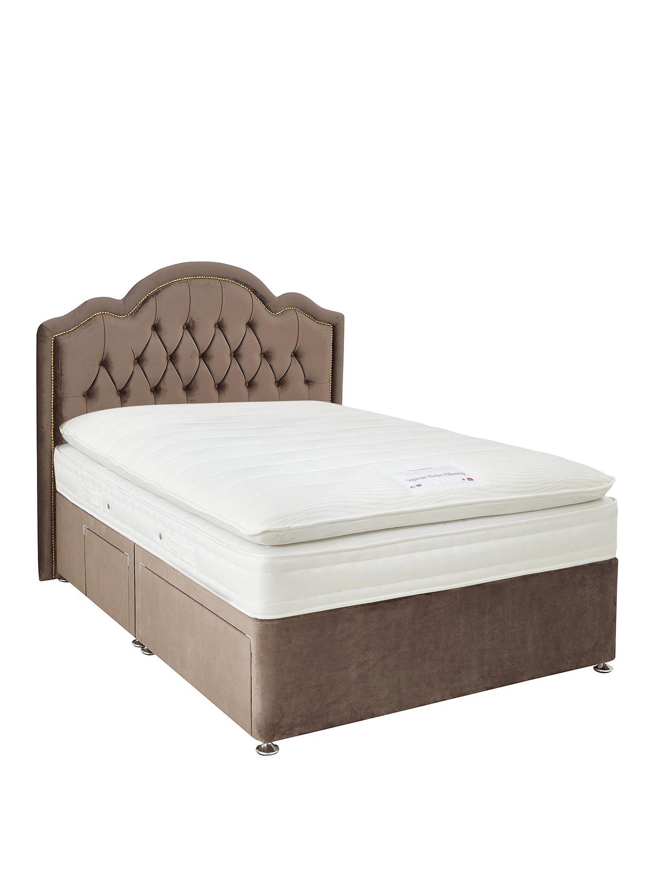 Luxe Collection From Airsprung Elizabeth 1000 Pillow Top Divan