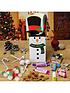  image of personalised-snowman-christmas-themed-sweet-box-400-grams