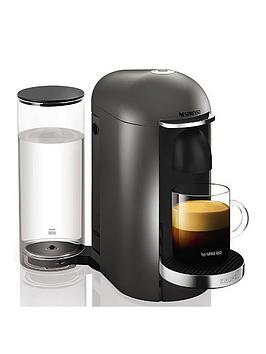 Nespresso   Xn900T40 Vertuo Plus Coffee Machine By Krups - Titanium