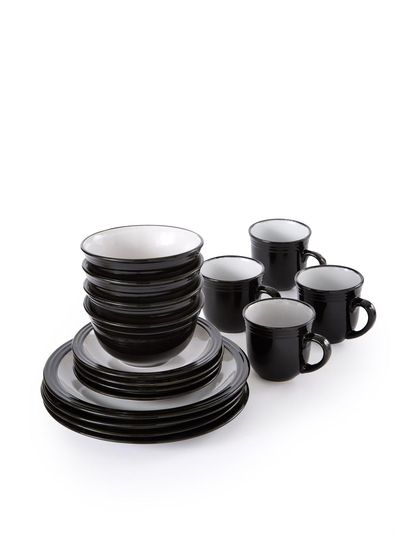  image of waterside-camden-16-piece-dinner-set-ndash-black