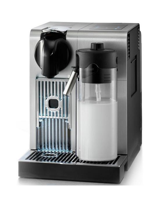 front image of nespresso-lattissima-pro-coffee-machine-by-delonghi-en750mb-silver