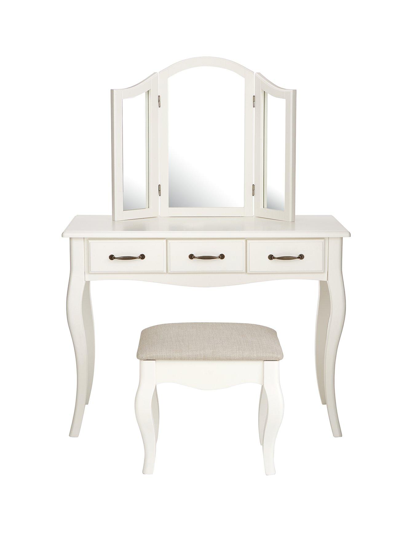 Olivia Dressing Table Mirror And Stool Set Littlewoods Com