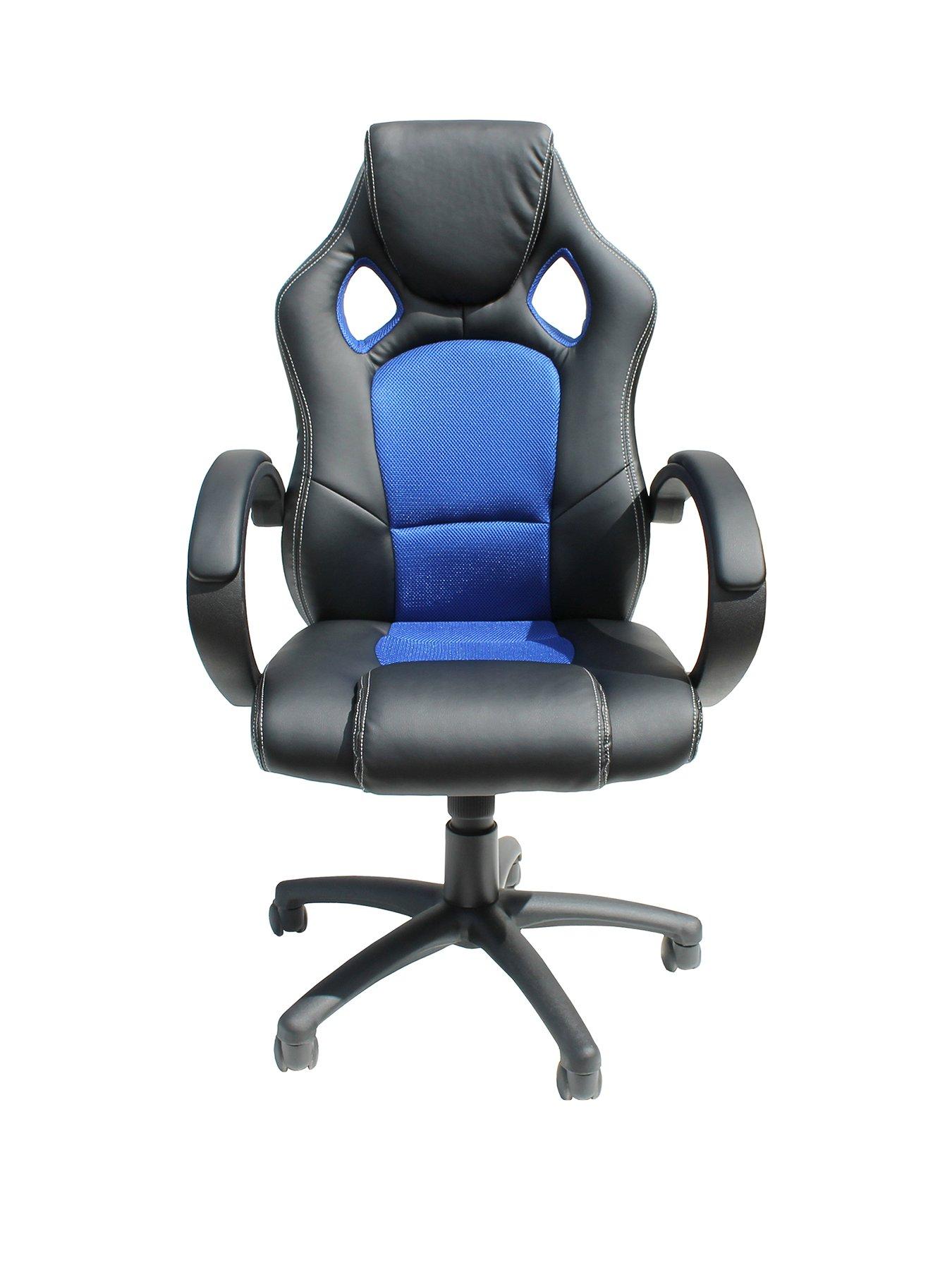 front image of alphason-jensen-office-chair-blackblue