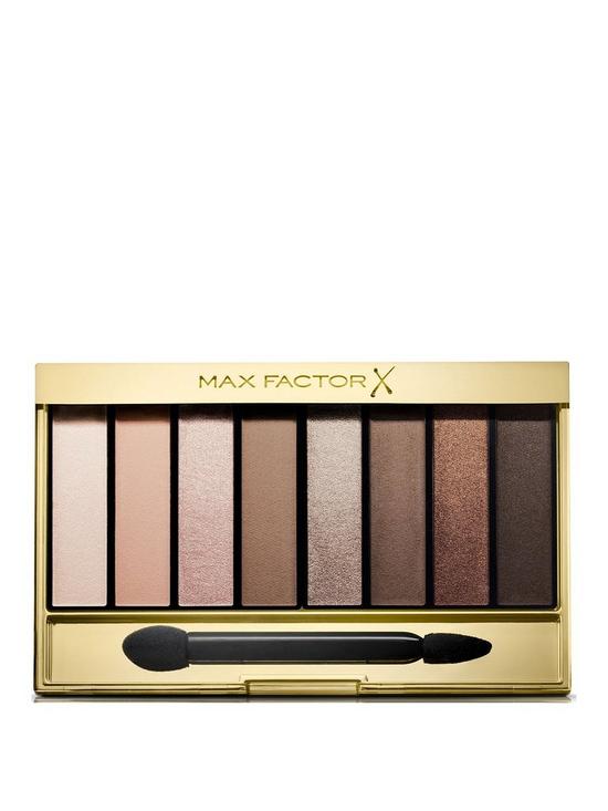 front image of max-factor-masterpiece-nude-palette-contouring-eyeshadow-65g