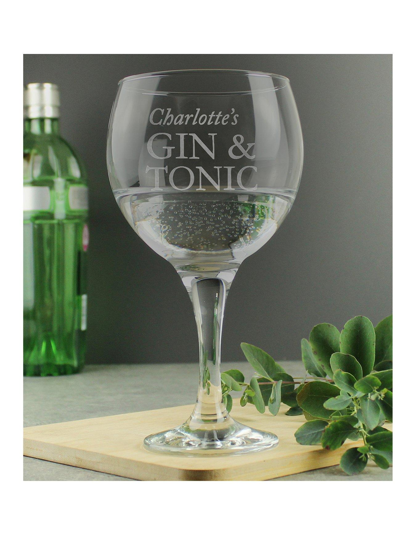 undefined Personalised Large Gin Glass