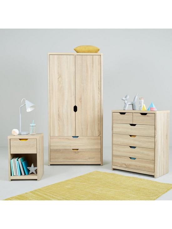stillFront image of aspen-2-door-2-drawer-wardrobe