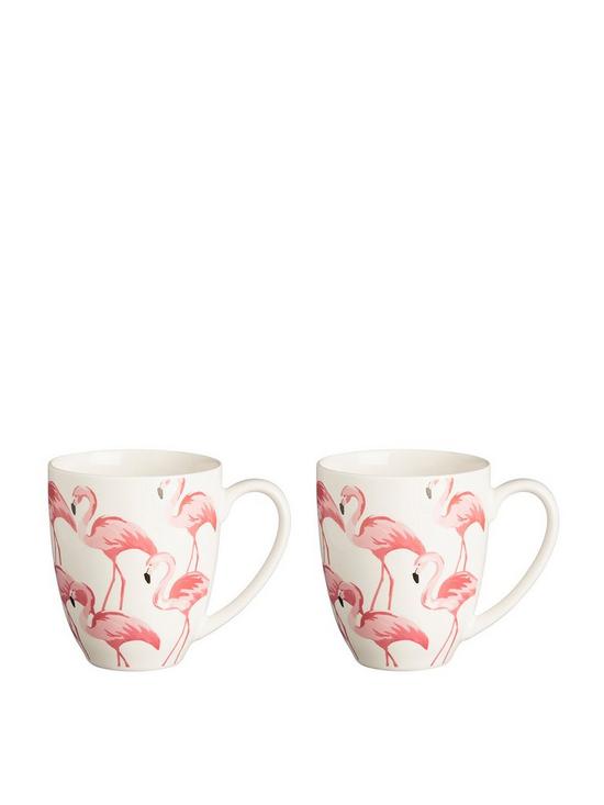 front image of price-kensington-pink-flamingo-mugs-ndash-set-of-2