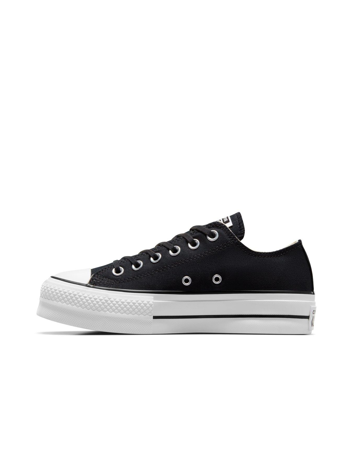  image of converse-womens-lift-ox-trainers-blackwhite