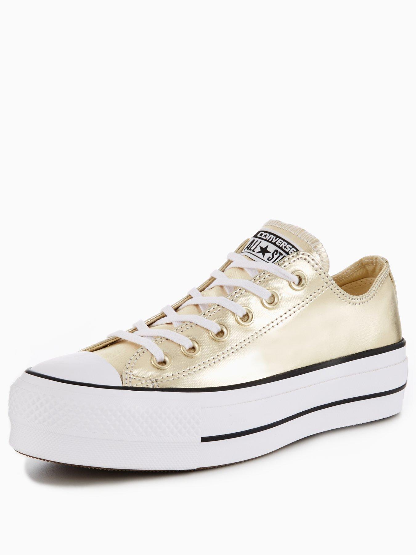 converse platform gold