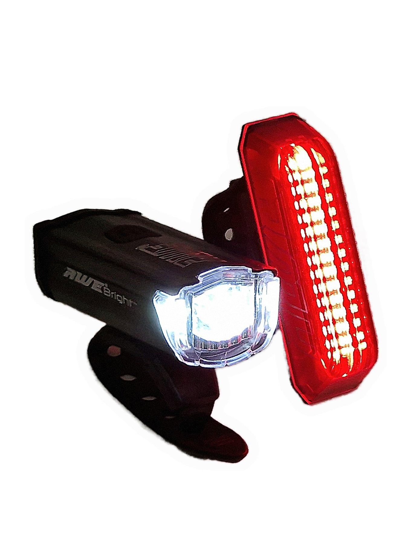 Image 1 of 7 of AWE AWEBright USB Rechargeable Bicycle Light Set 340 Lumens