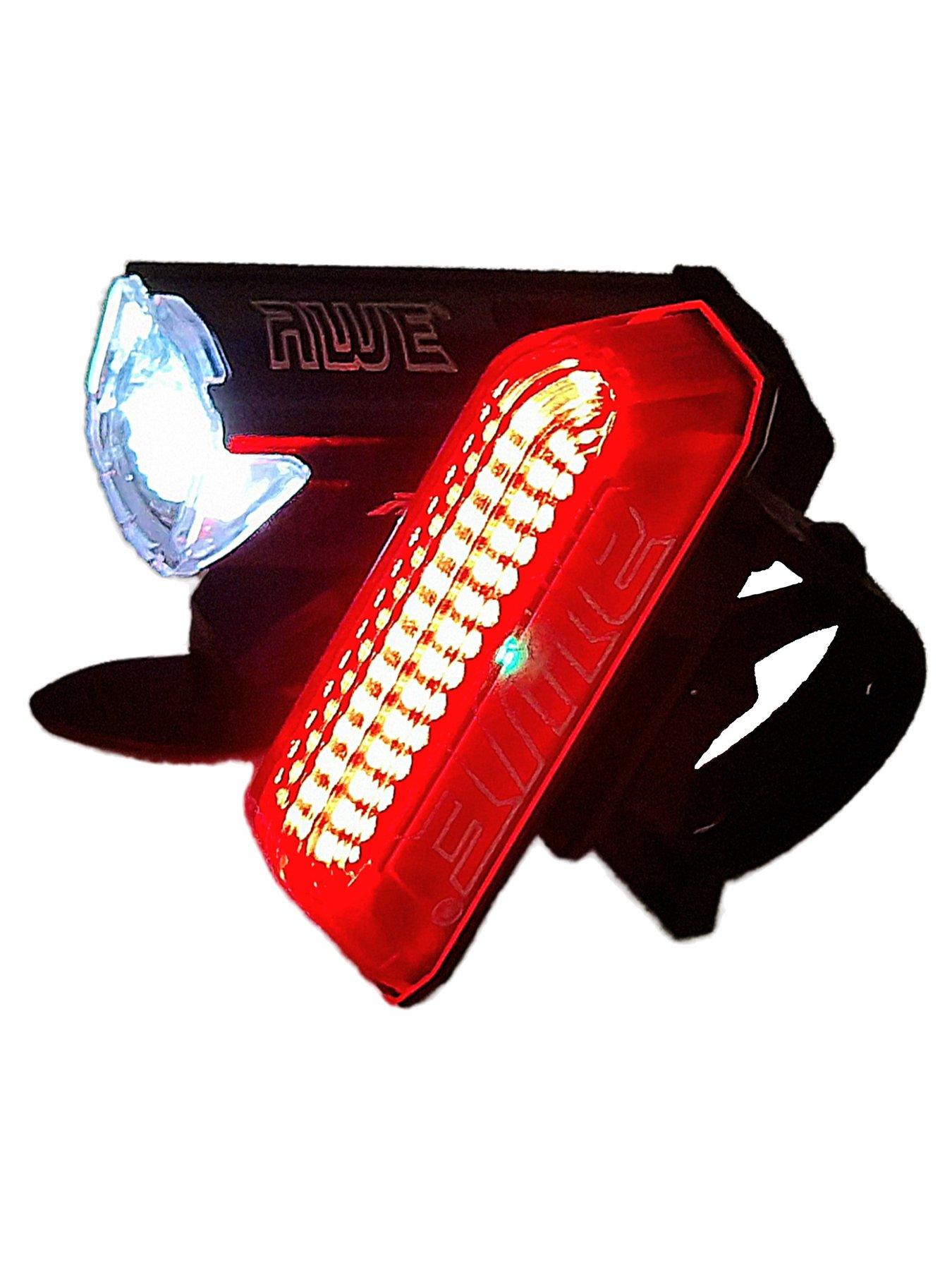 Image 4 of 7 of AWE AWEBright USB Rechargeable Bicycle Light Set 340 Lumens