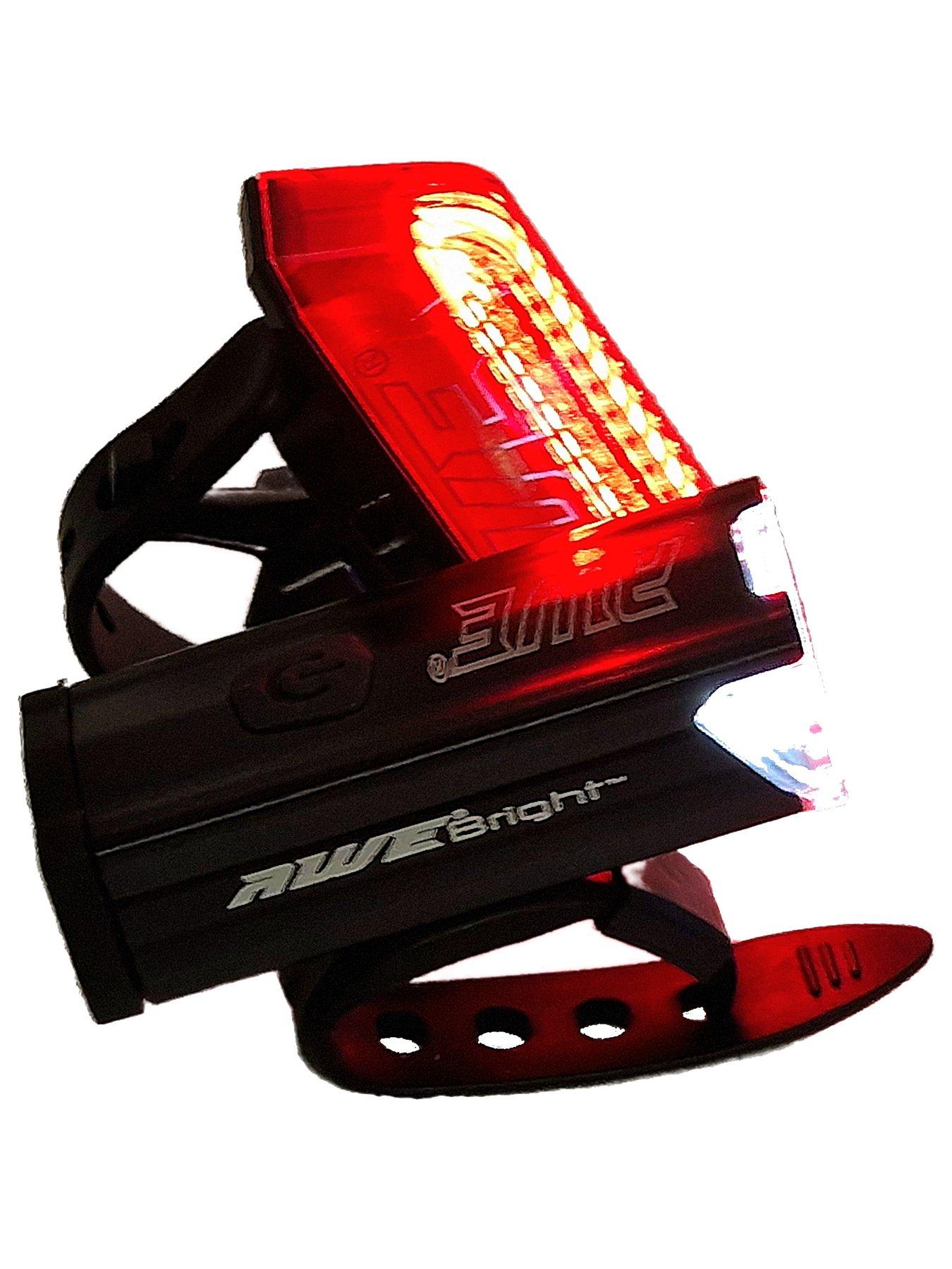 Image 6 of 7 of AWE AWEBright USB Rechargeable Bicycle Light Set 340 Lumens