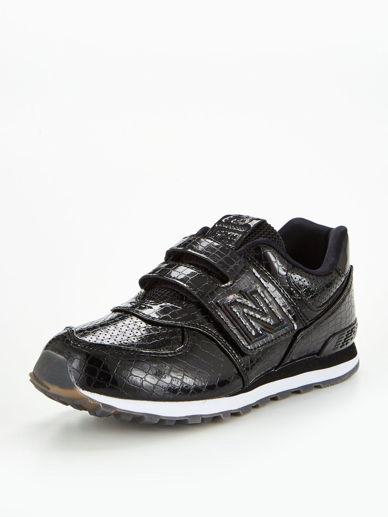 new balance black & brown 574 trainers new balance black & brown 574 trainers