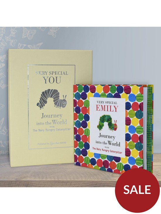stillFront image of signature-gifts-personalised-the-hungry-caterpillar-book