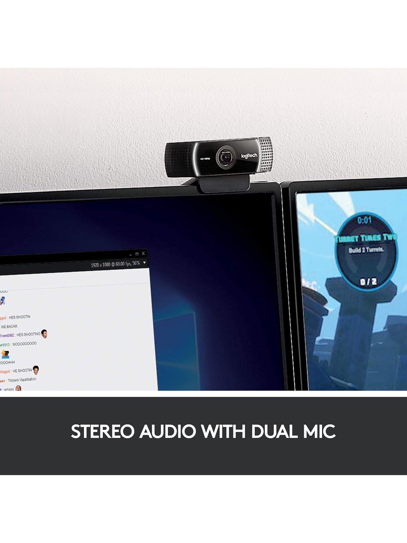  image of logitech-c922-pro-stream-webcam-with-microphone-full-hd-1080p-at-30fps--nbspblack