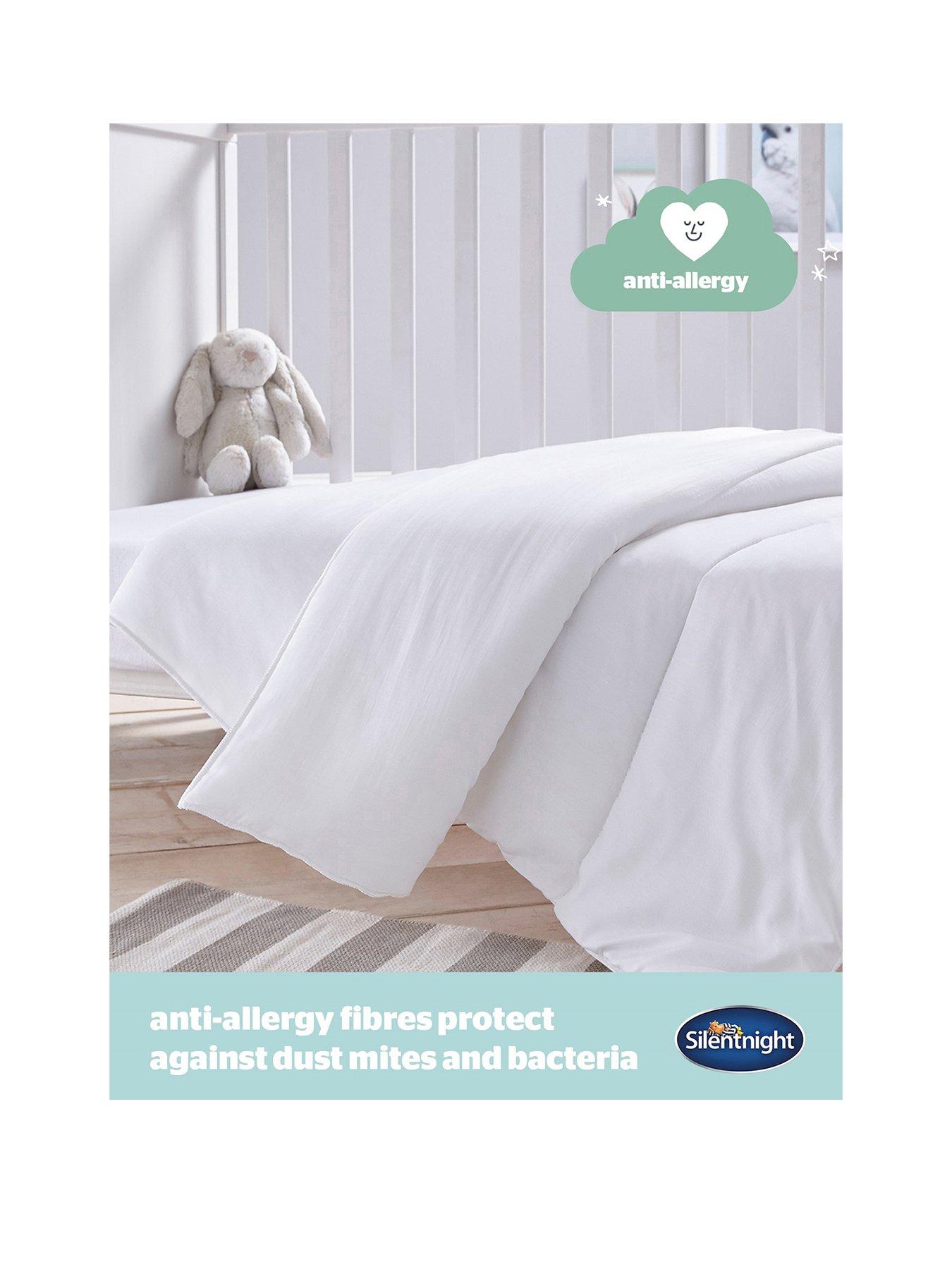  image of silentnight-safe-nights-anti-allergy-cot-bed-duvet-4-tog