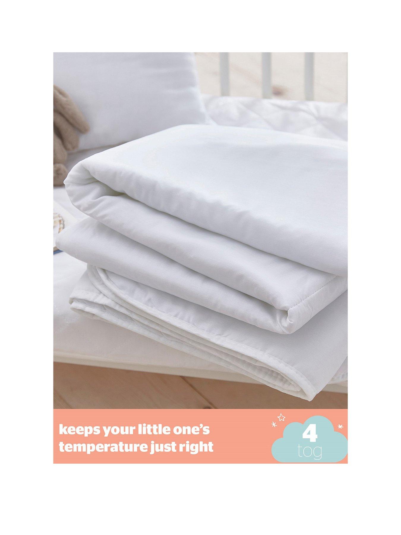  image of silentnight-safe-nights-anti-allergy-cot-bed-duvet-4-tog