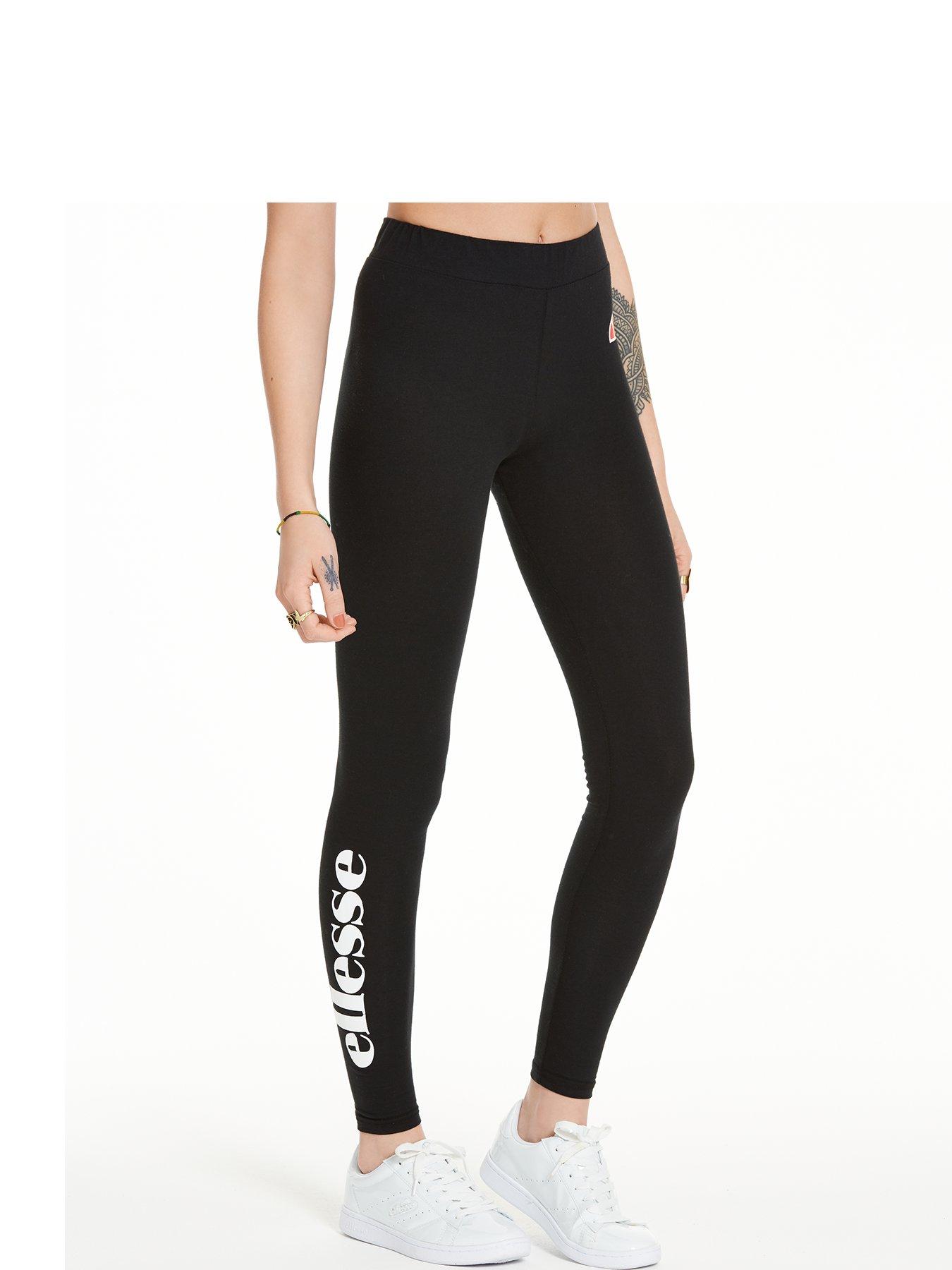 front image of ellesse-womens-solos-2-legging-black