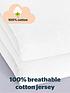  image of silentnight-safe-nights-2-x-fitted-sheets-crib