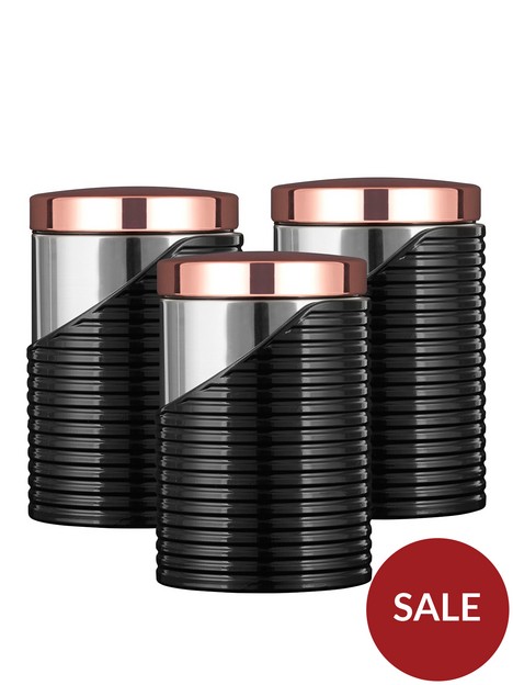 tower-linear-rose-gold-set-of-3-storage-canisters-ndash-black