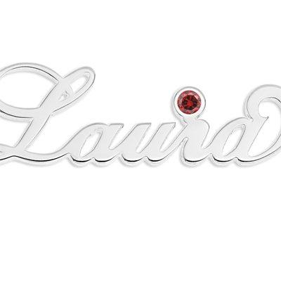 the-love-collection-sterling-silver-personalised-birthstone-necklace