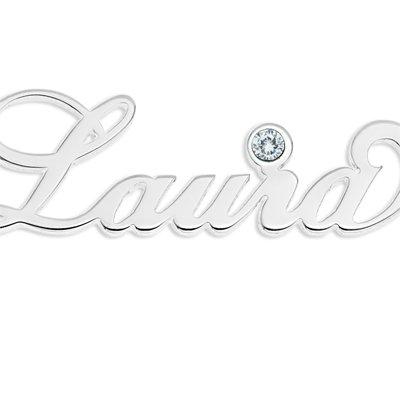 the-love-collection-sterling-silver-personalised-birthstone-necklace