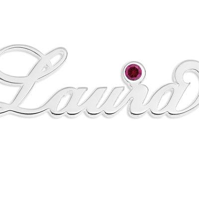 the-love-collection-sterling-silver-personalised-birthstone-necklace