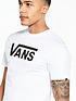  image of vans-mens-classic-logo-t-shirt-whiteblack