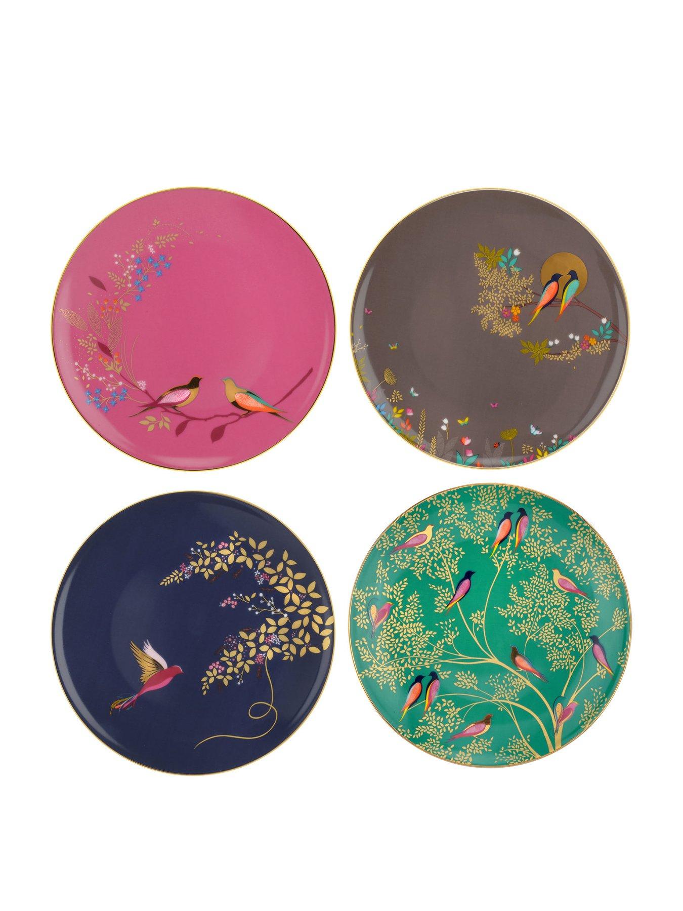 Sara Miller Chelsea Cake Plates - Set of 4