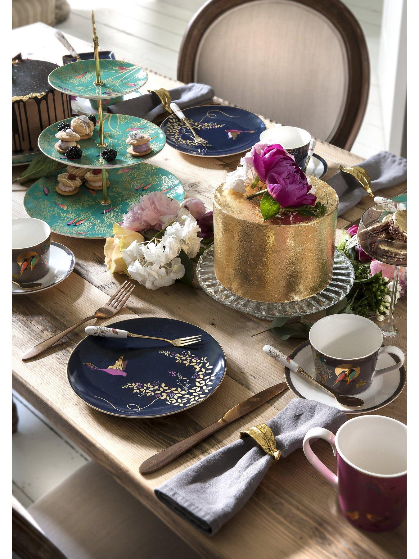 Image 3 of 4 of Sara Miller Chelsea 3-Tier Cake Stand