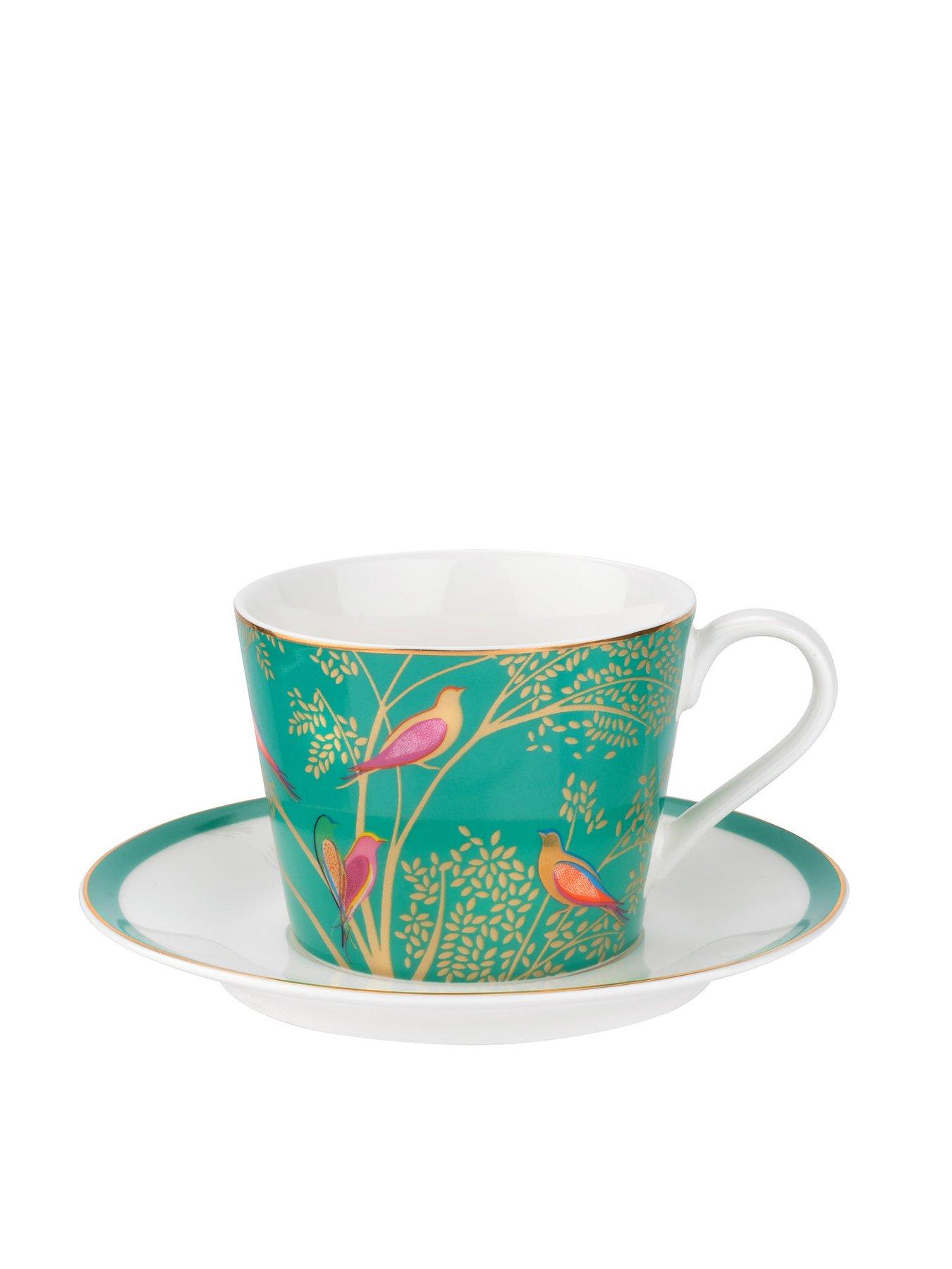 undefined Chelsea Tea Cup  &  Saucer Set - Green