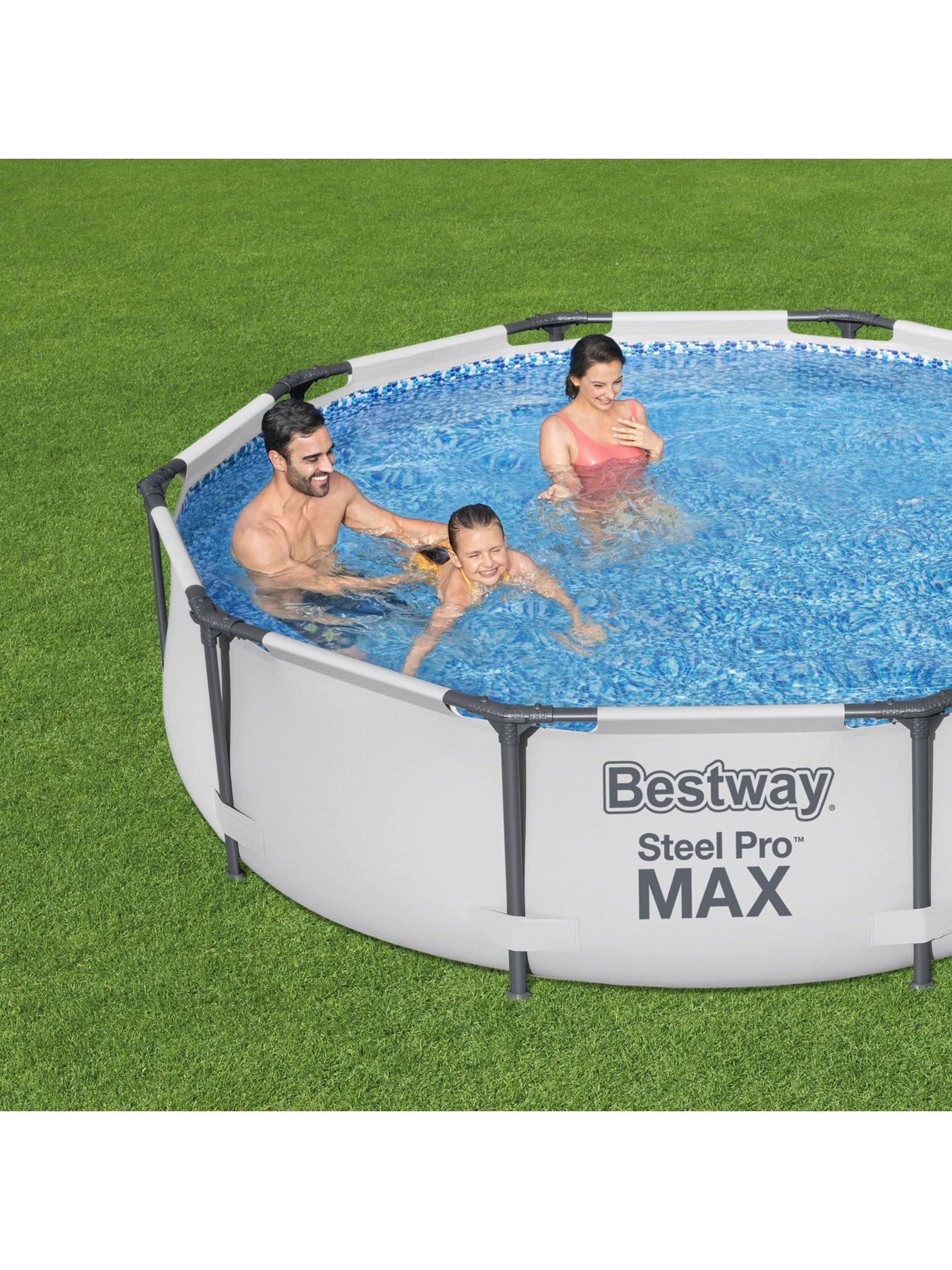  image of bestway-10ft-steel-pro-max-pool-with-filter-pump