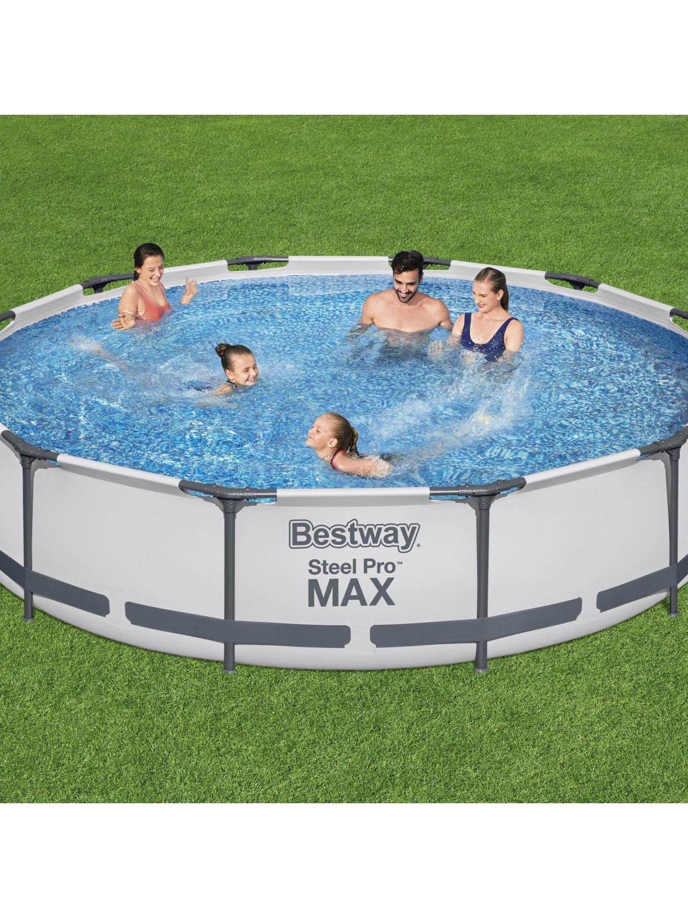  image of bestway-12ft-steel-pro-max-pool-with-filter-pump