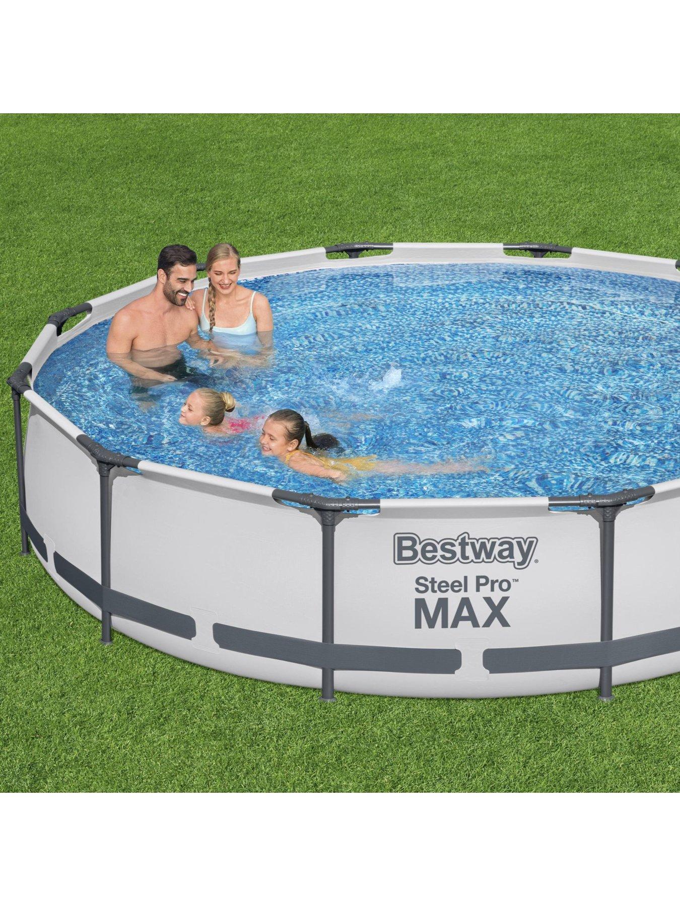  image of bestway-12ft-steel-pro-max-pool-with-filter-pump