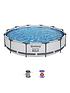  image of bestway-12ft-pro-max-pool-with-pump