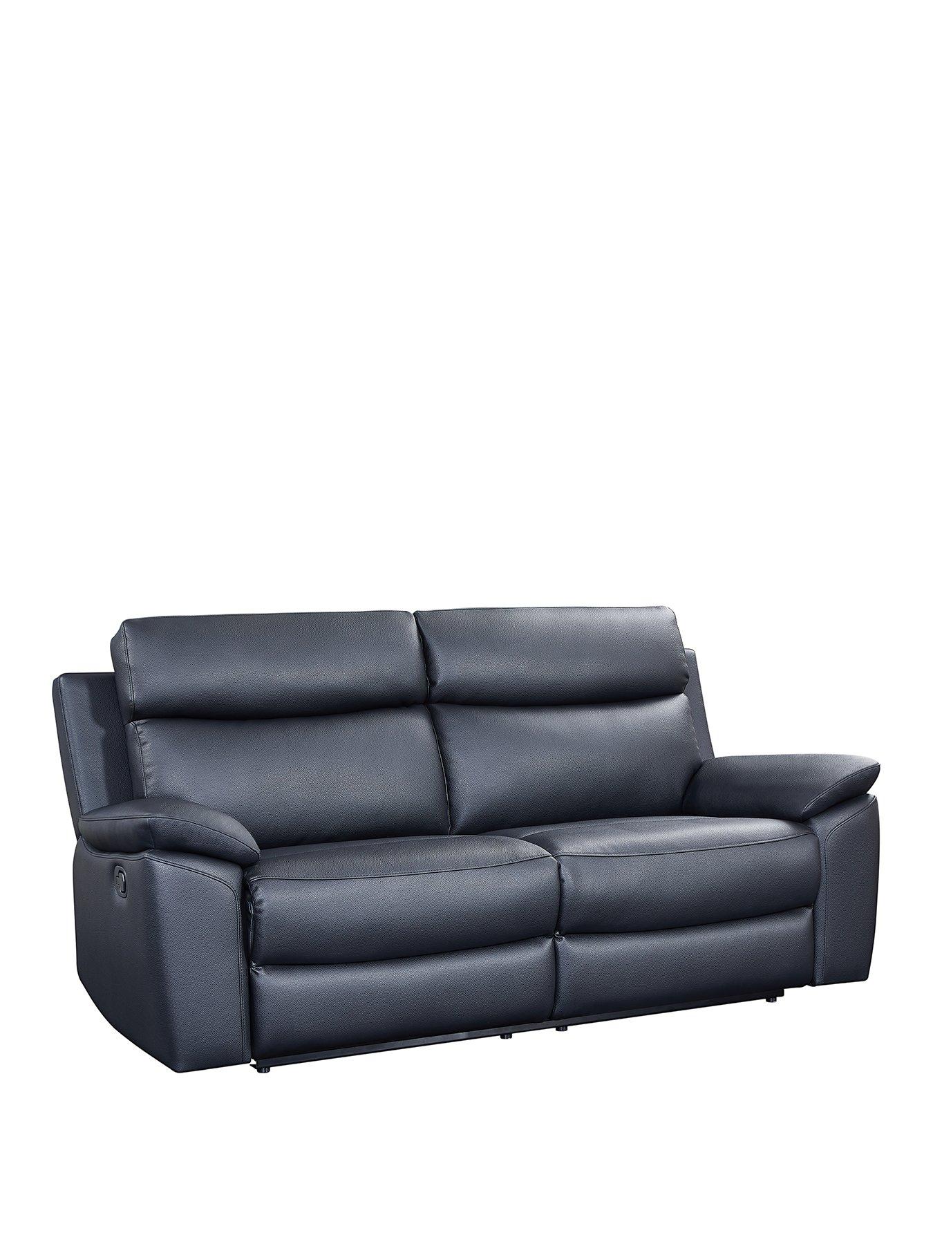  image of edison-3nbspseaternbspluxurynbspfaux-leather-manual-recliner-sofa