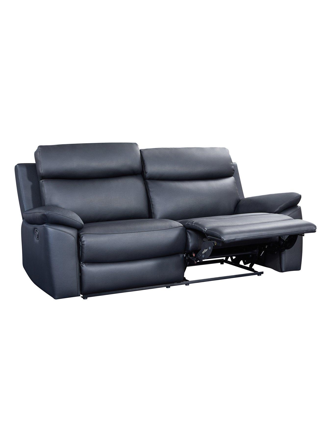 image of edison-3nbspseaternbspluxurynbspfaux-leather-manual-recliner-sofa
